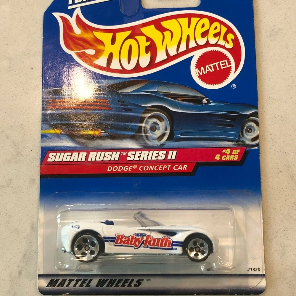 Mattel Hot Wheels Sugar Rush Dodge Concept Car - White